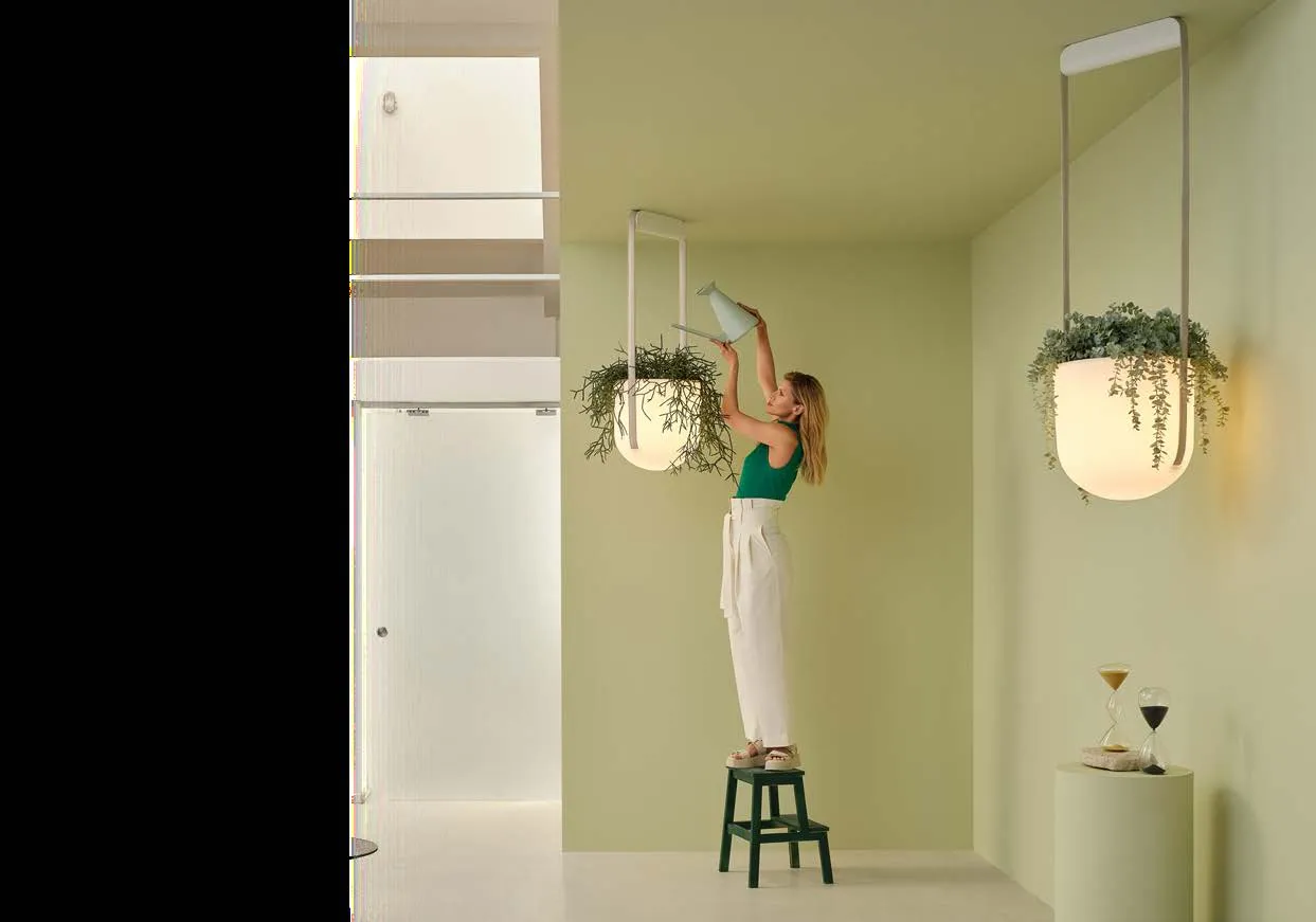 FLEXXICA Jungle — luminaire et pot de fleurs